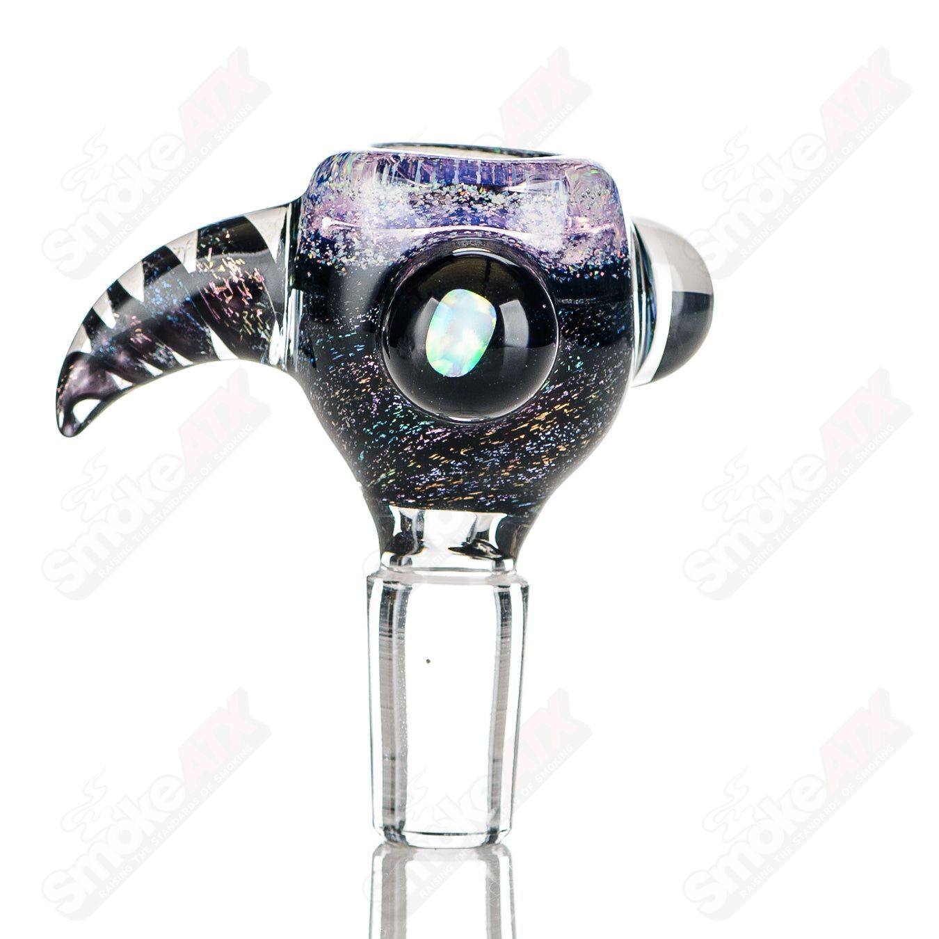 5 14mm Color Worked Slide Bowl Jeremy from Oregon - Smoke ATX