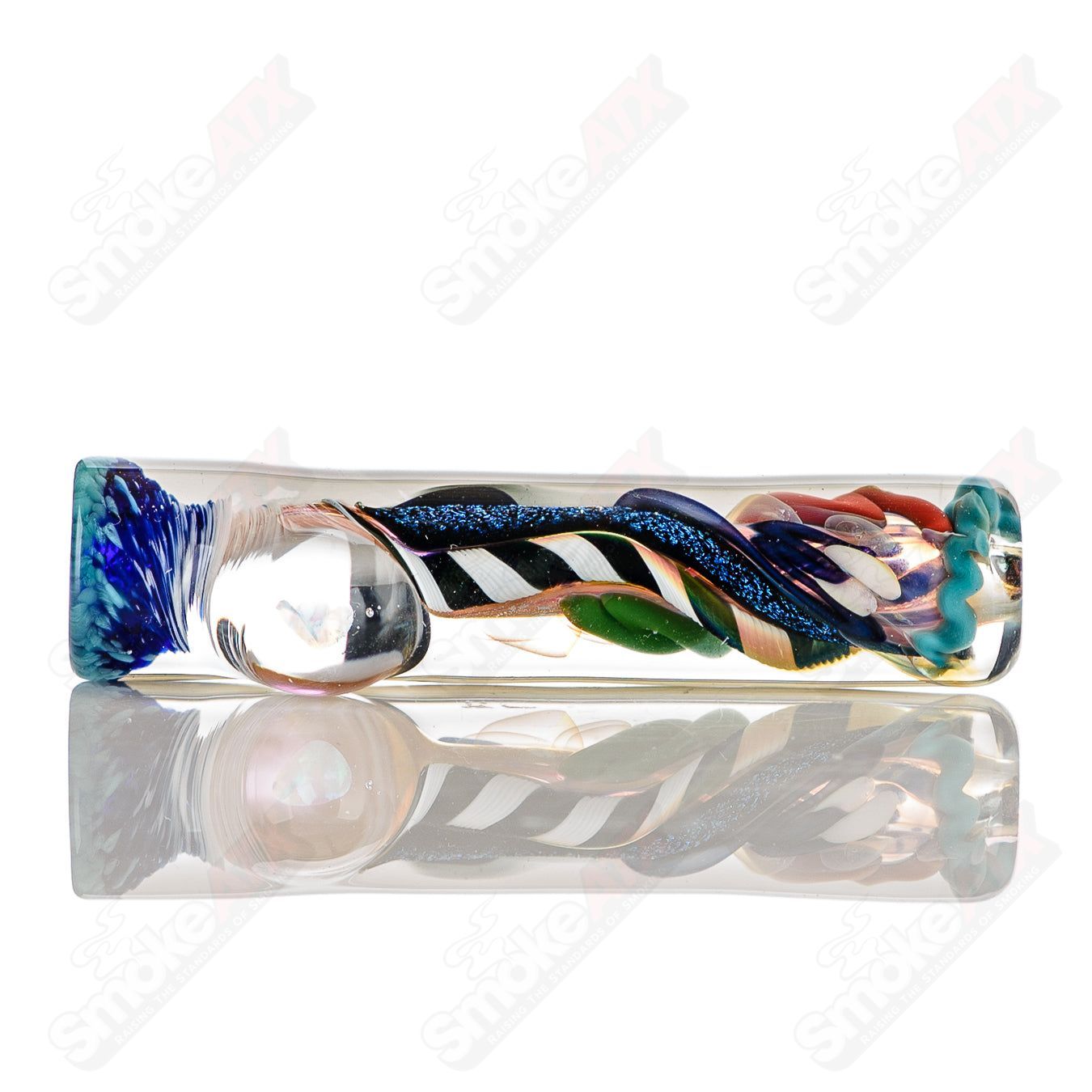 5 Color Worked IO Chillum Jeremy from Oregon - Smoke ATX
