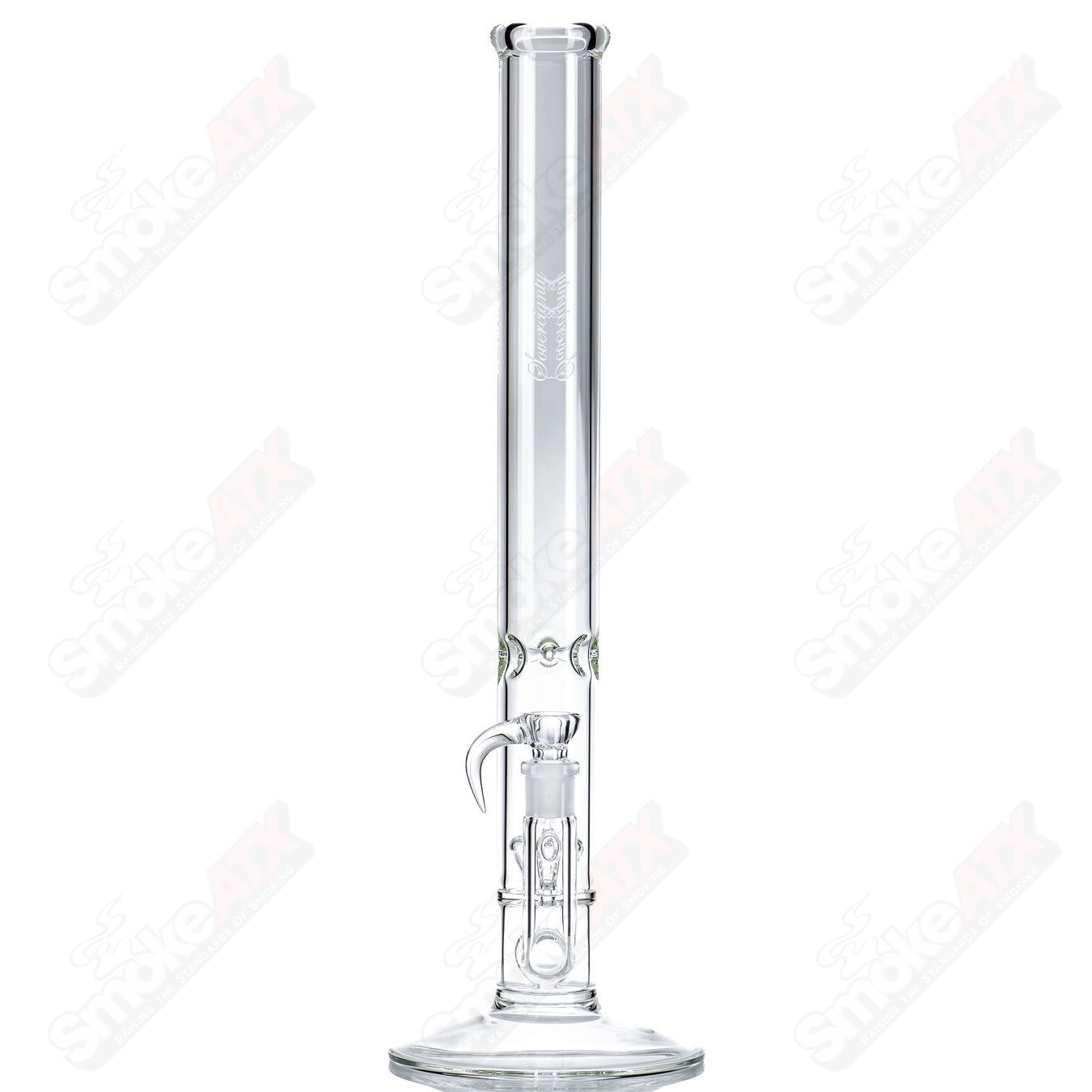 Clear 50x5 Imperial Sovereignty Glass Straight Tube by Sovereignty Glass, showcasing sleek, straight design and transparent glass finish.