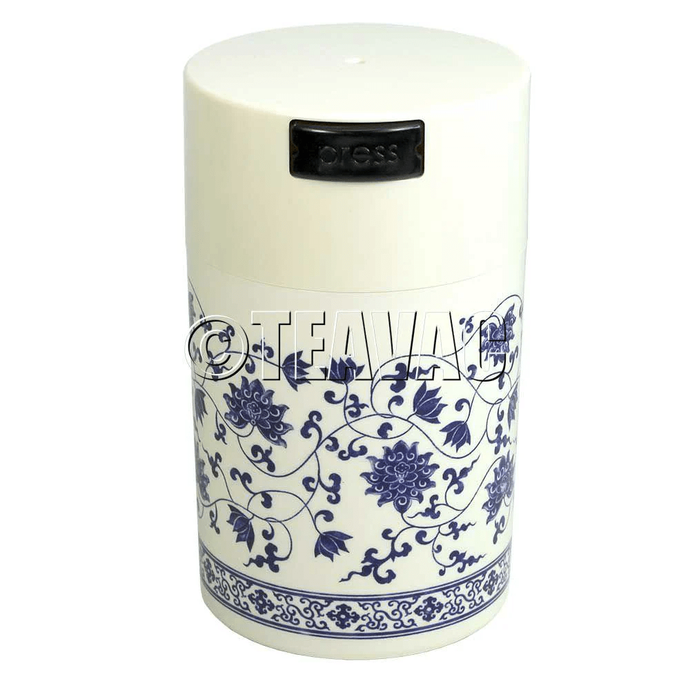 6oz/150g TV3 White Floral Design Tight Vac - Smoke ATX