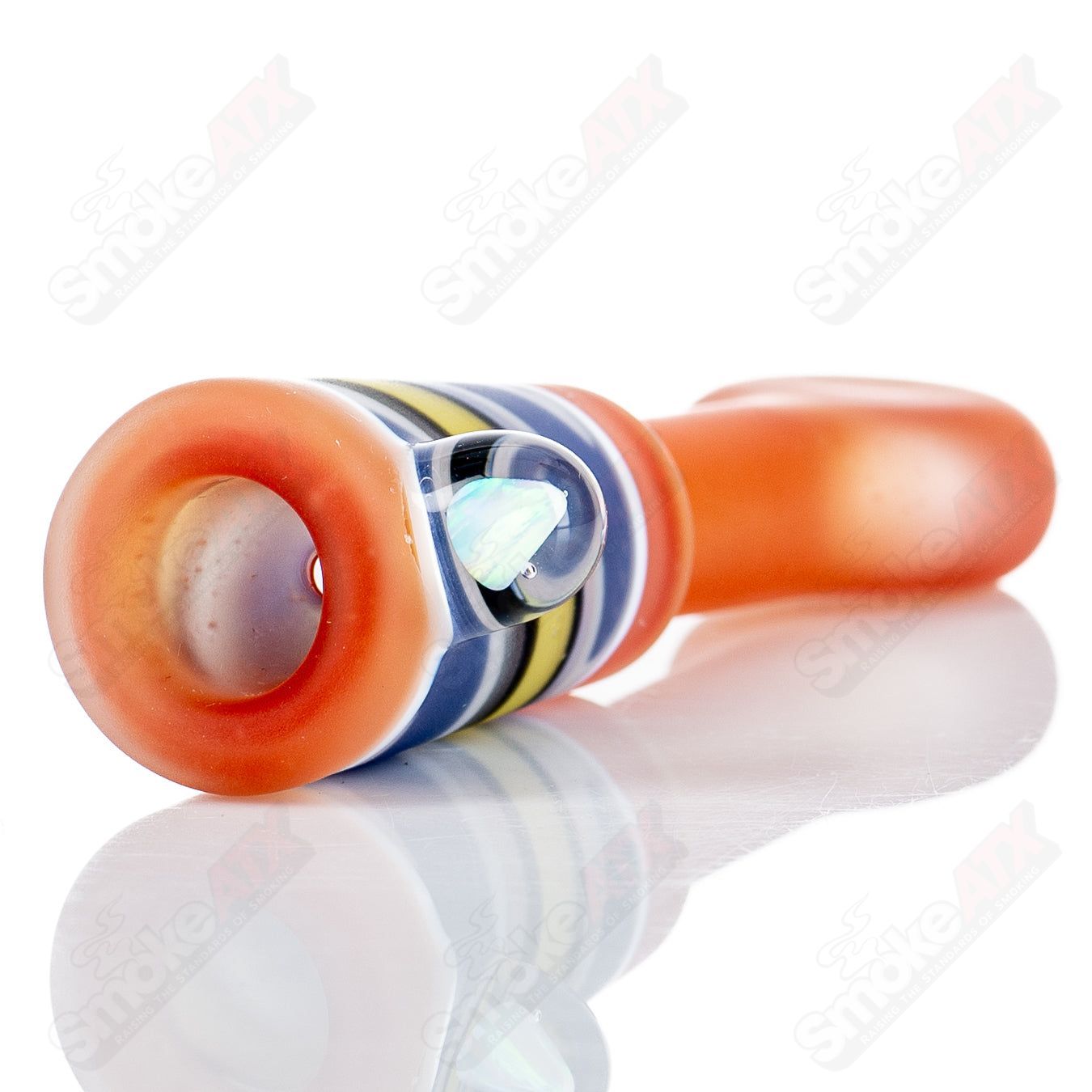 Kirkland Glassworks Wig Wag Chillim heady glass pipe with colorful, intricate design for smoking enjoyment.