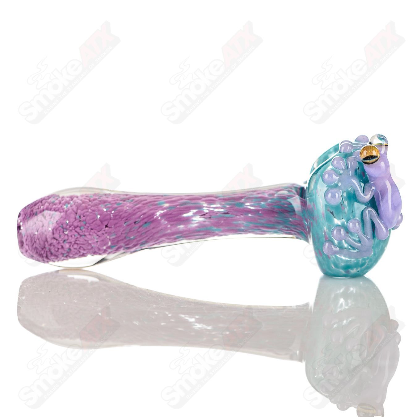 9 Frog Spoon Beezy Glass - Smoke ATX