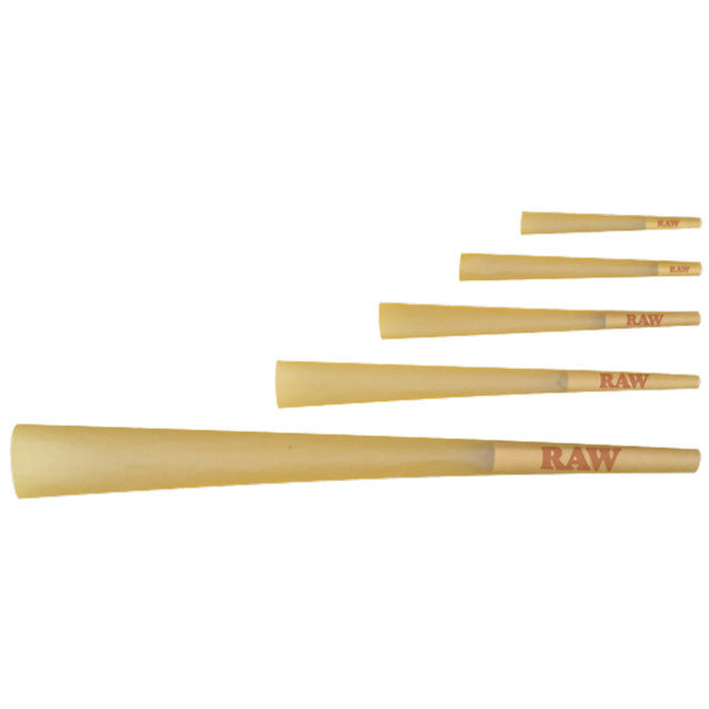 RAW 5-Stage Rawket Cone for rolling, featuring five-layer design, made by RAW, 420 Products - Cones brand.