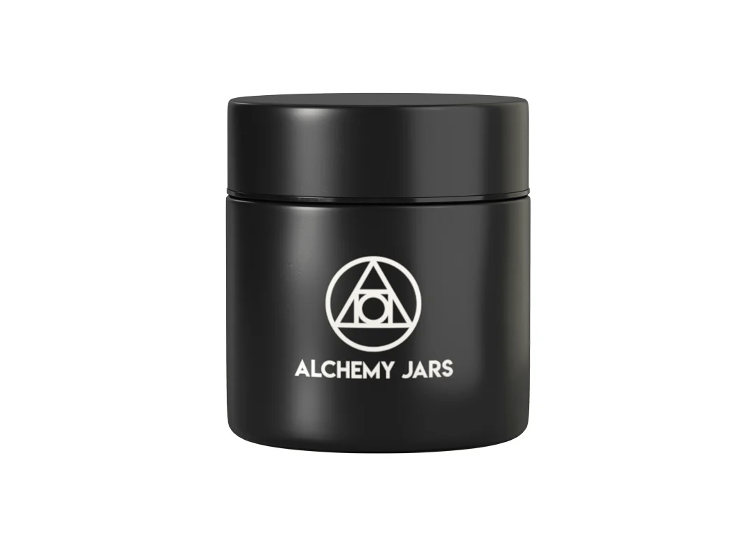 Black 50ml Alchemy Jars - Smoke ATX