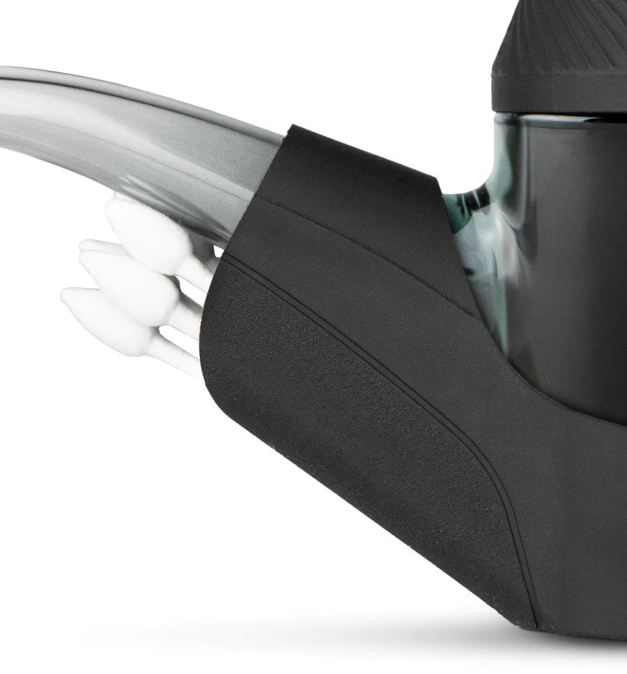 Black Puffco Proxy Travel Pack with vaporizer accessories, compact design, and storage compartments for convenient vaping on the go.