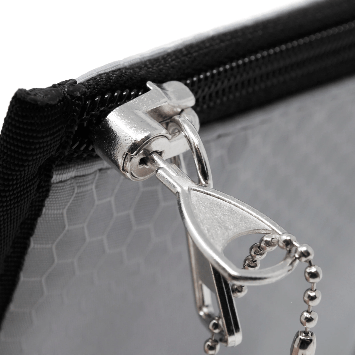 Black Cali Crusher 6x6 pouch with colorful accent, stylish lifestyle bag featuring a compact, functional design.