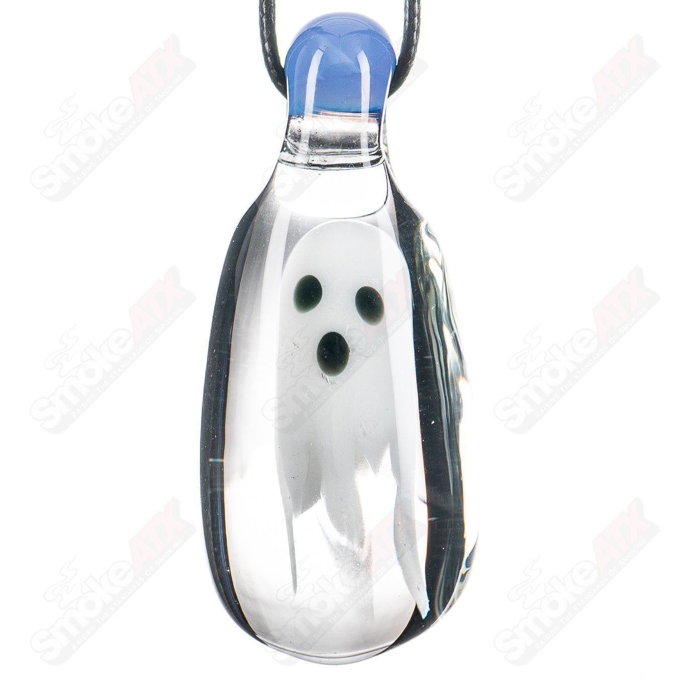 Blue Accent Ghost Implosion Stoney Chicken - Smoke ATX