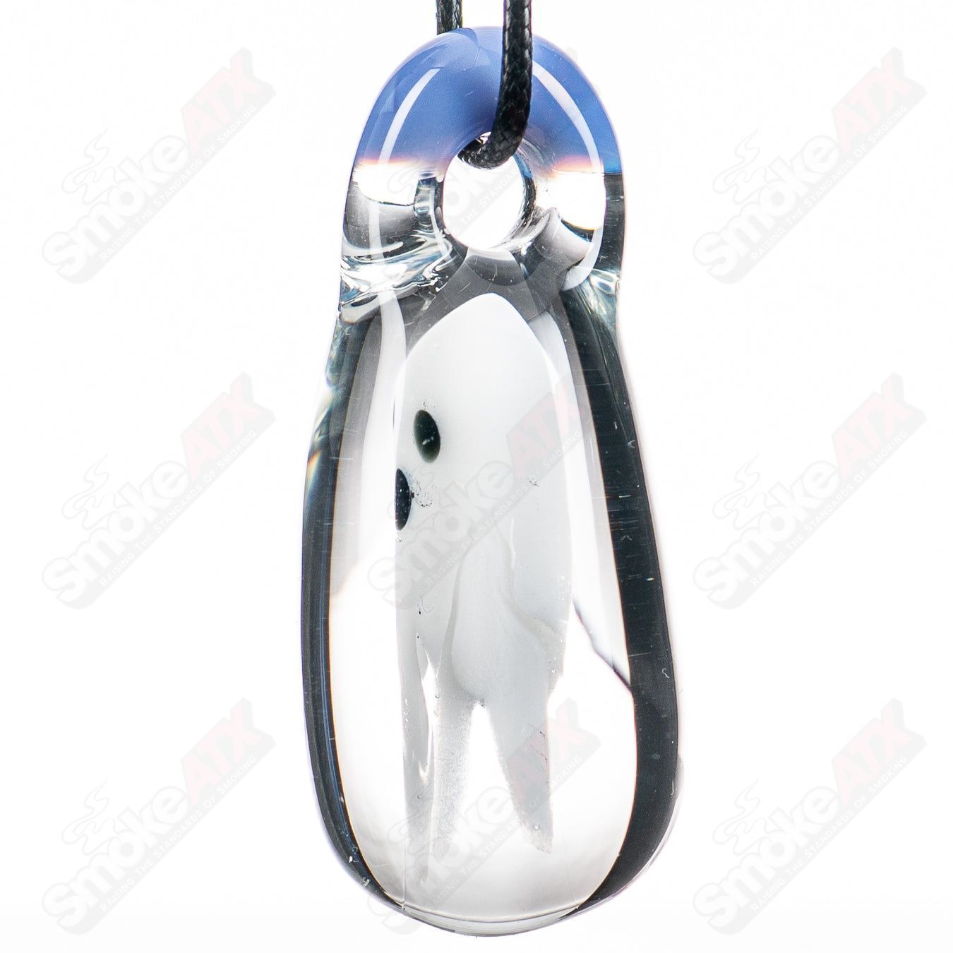 Blue Accent Ghost Implosion Stoney Chicken - Smoke ATX