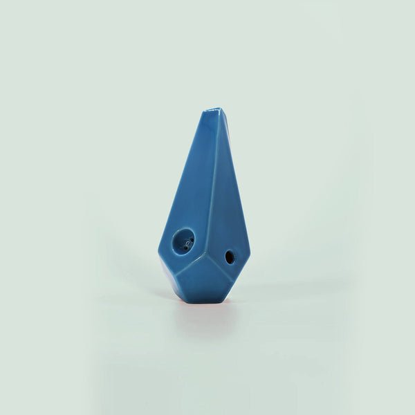 Blue Sky Prism Ceramic Hand Pipe BRNT - Smoke ATX