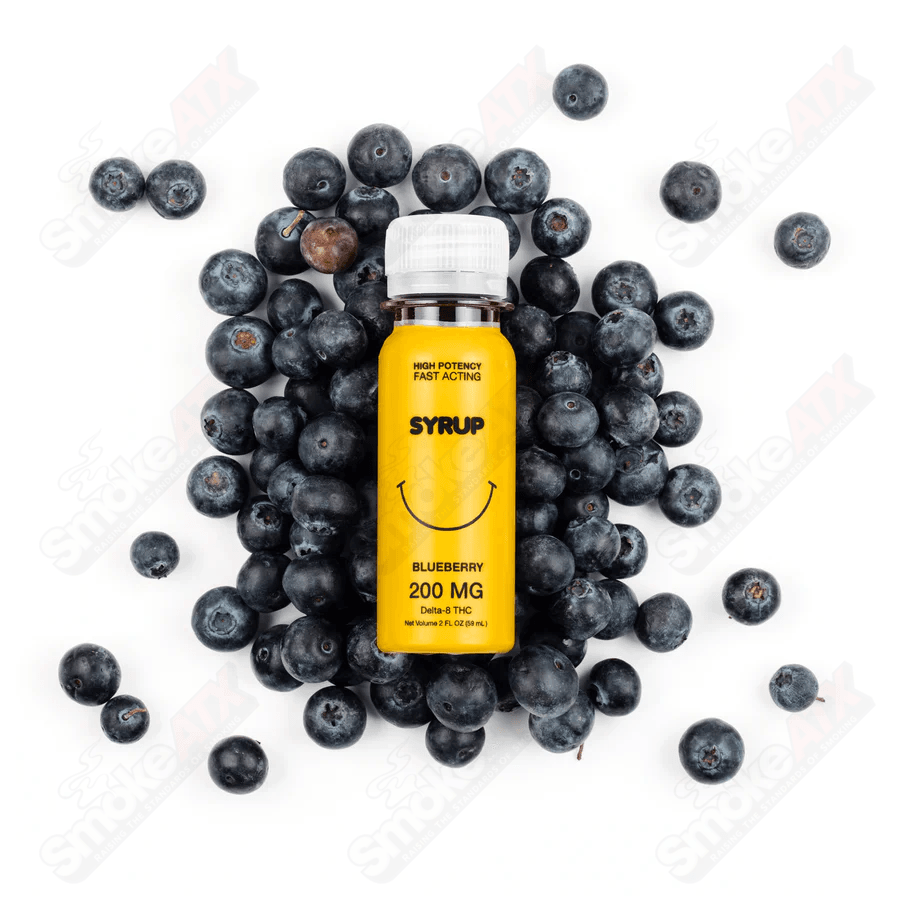 Blueberry Syrup 200mg D8 2fl oz Sweet Life by Qwin - Smoke ATX