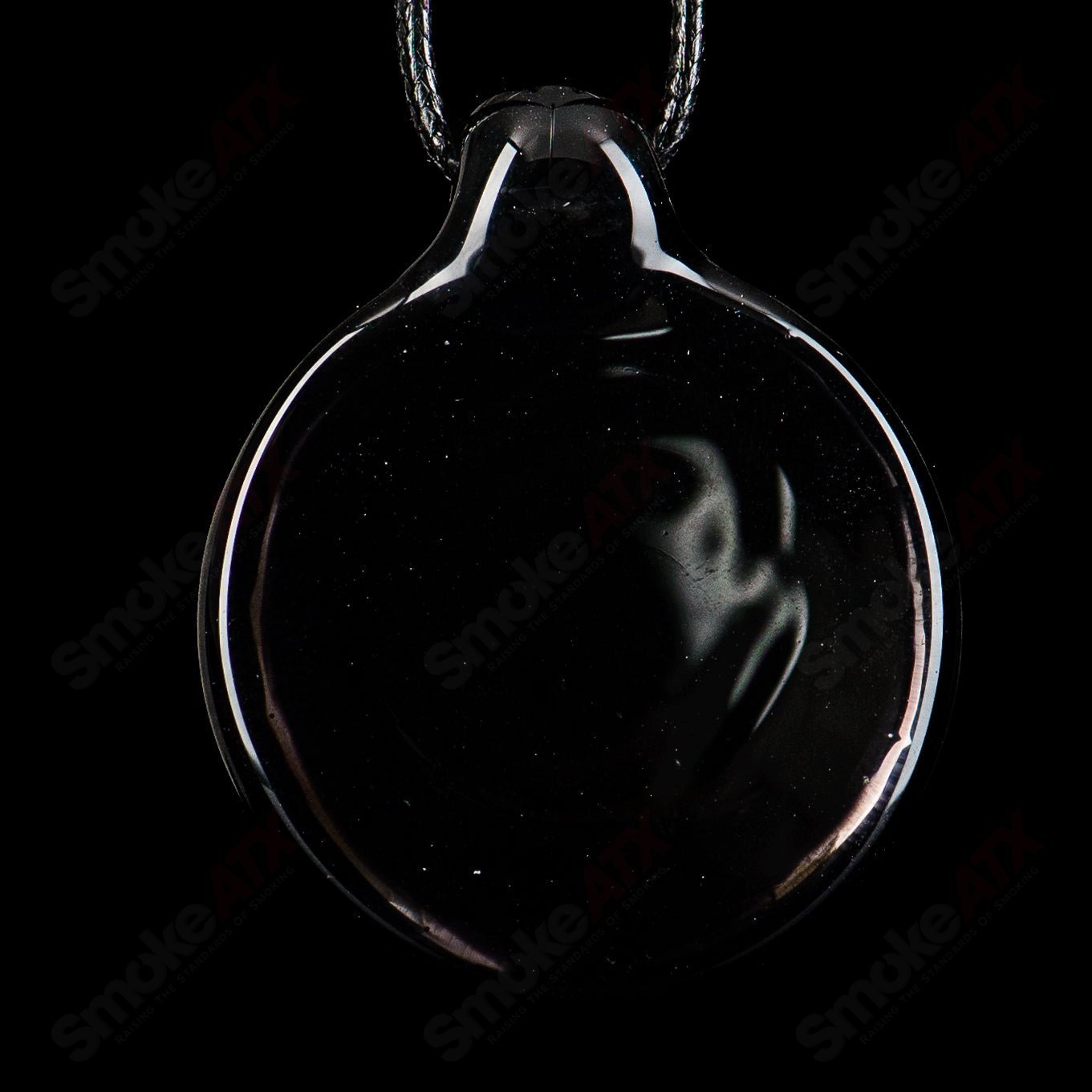 Dichroic glass turtle pendant from Turtle Time featuring vibrant, colorful glass with a detailed turtle design.