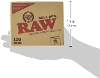 110mm Metal Rolling Box RAW - Smoke ATX