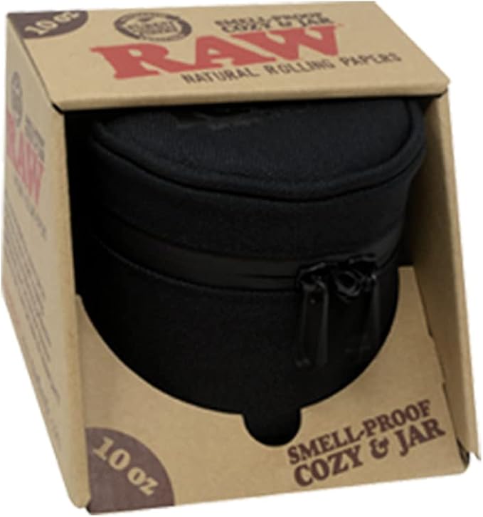10oz Smell Proof Jar Case RAW - Smoke ATX