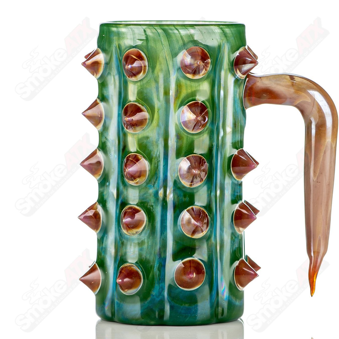 Cactus Beer Mug (Green) Unparalleled Glass - Smoke ATX
