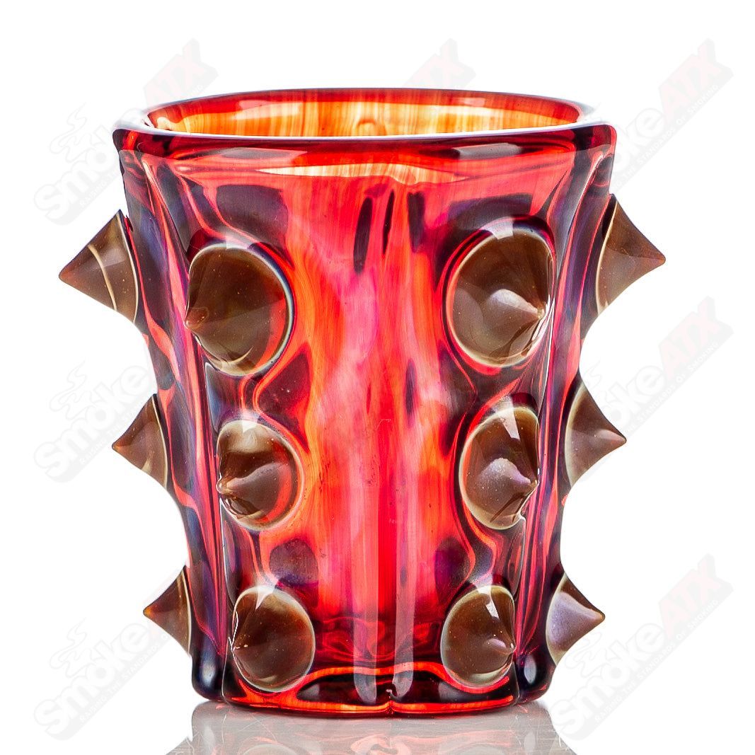 Cactus Shot Glass (Red) Unparalleled Glass - Smoke ATX
