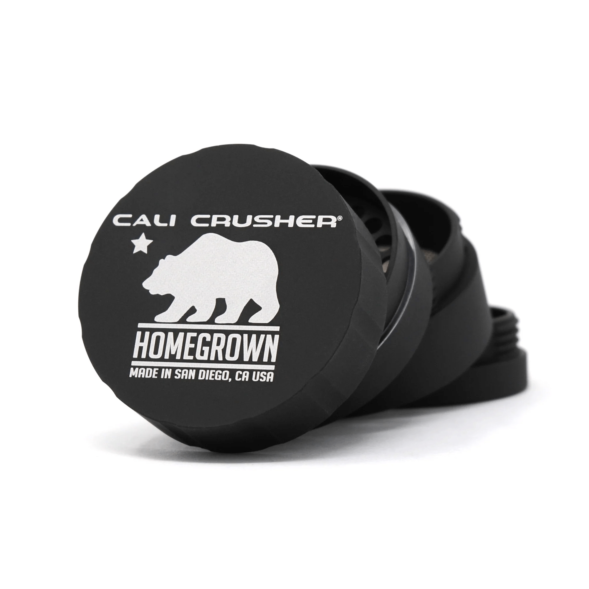 Cali Crusher 4pc Homegrown Black - Smoke ATX