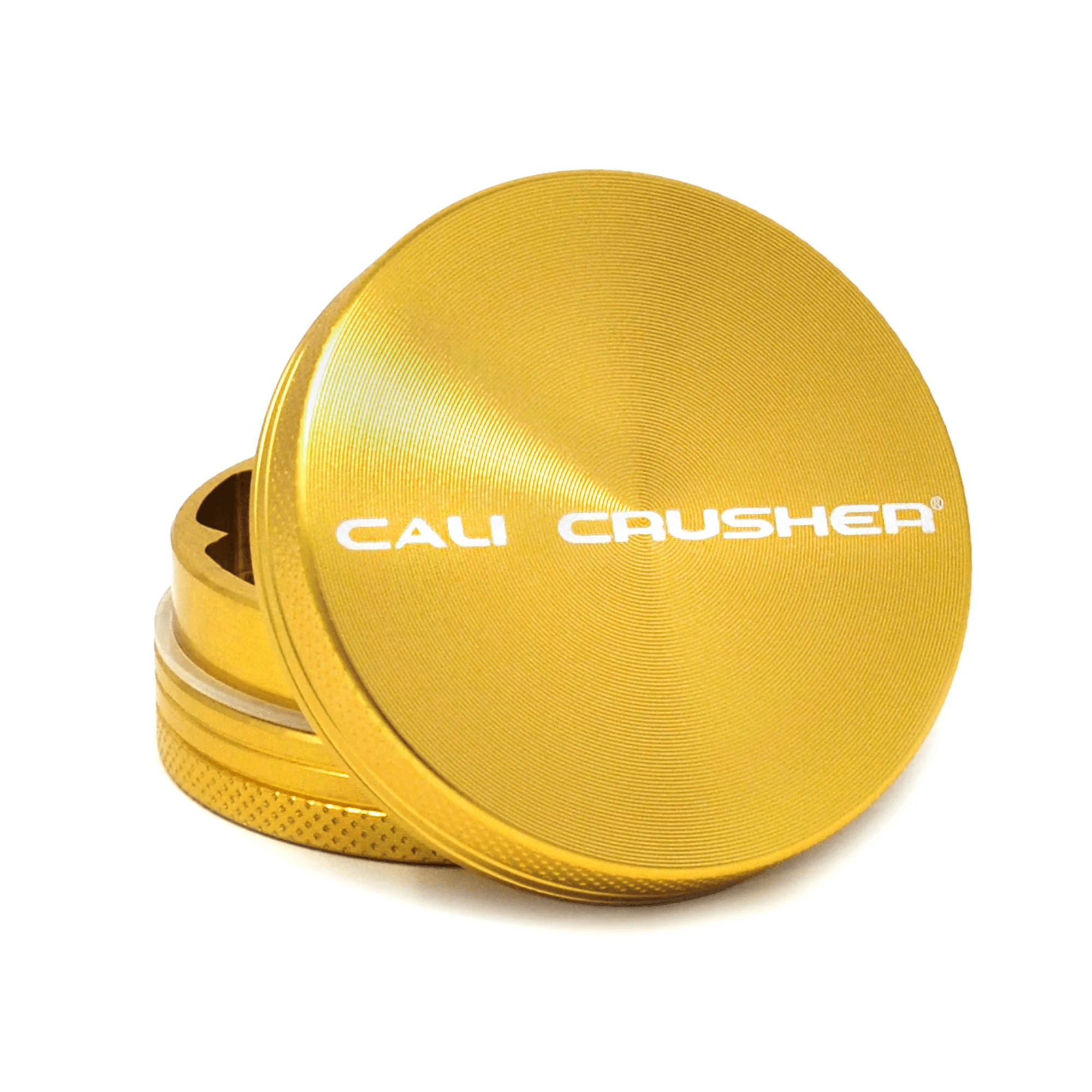Cali O.G. 2" Two Piece Grinder Gold - Smoke ATX