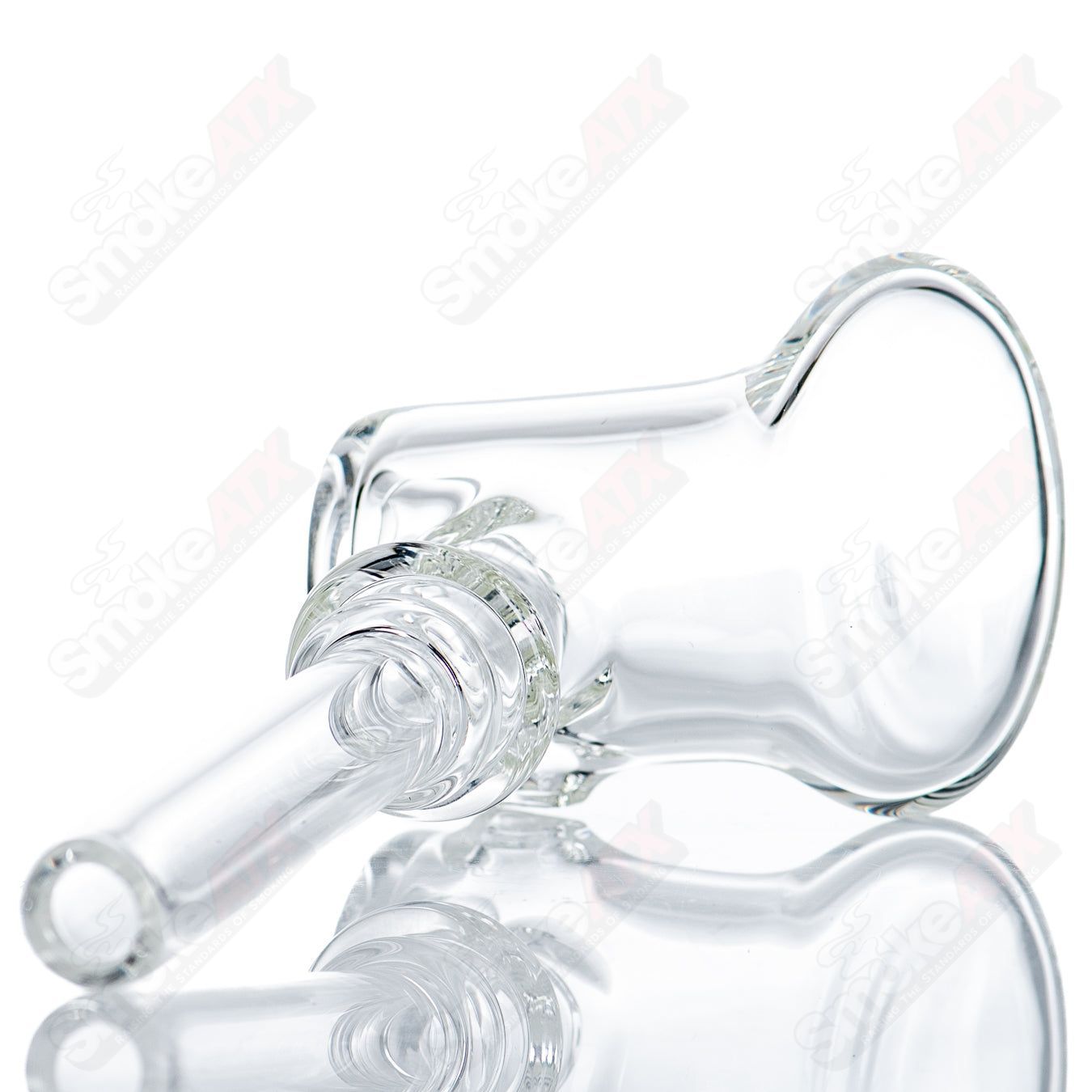 Clear Squatt Hammer by Kirkland Glassworks - Smoke ATX