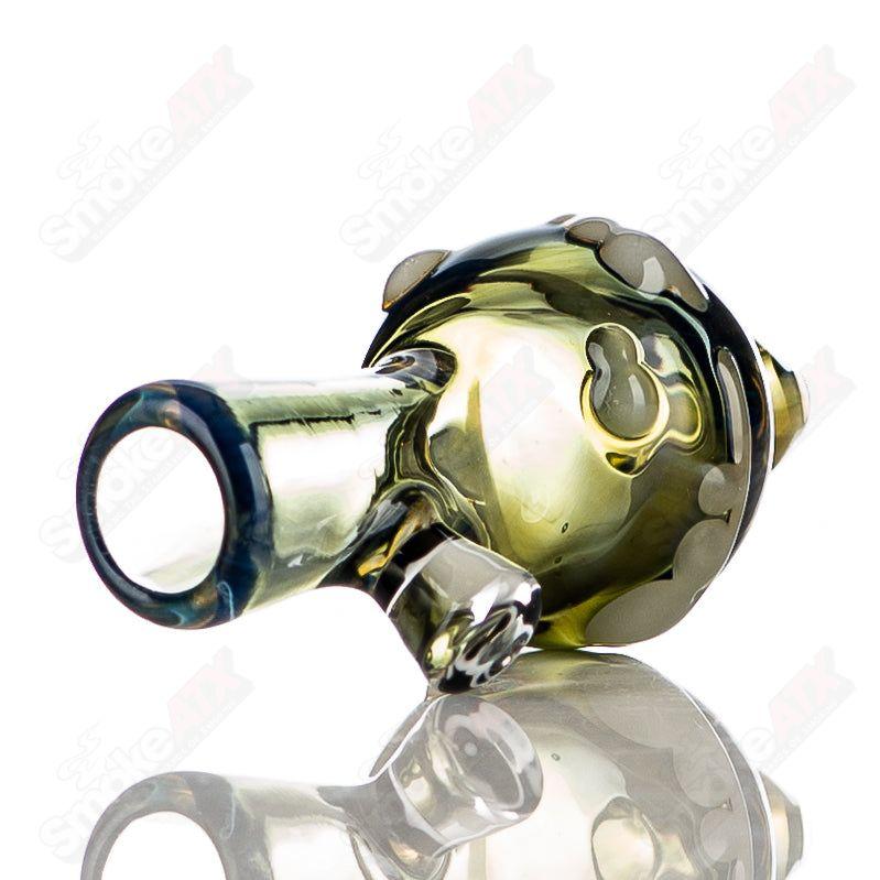 Heady Glass Cloud Spinner Cap by Phil Siegel, featuring intricate glasswork and a cloud design, perfect for enhancing glass pieces.