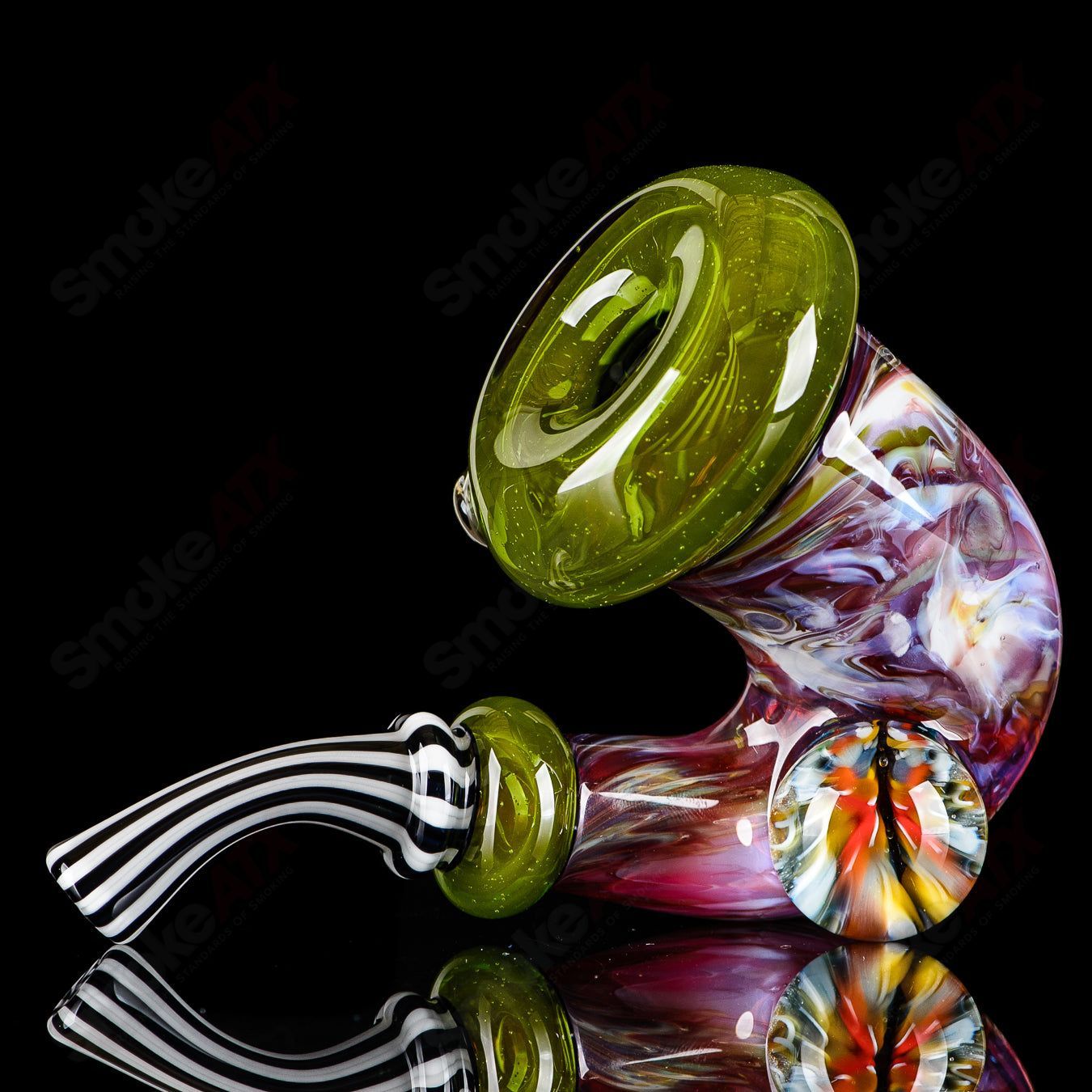 Color Marble Sherlock w/ Quatrefoil Tye - Die Mib by JMass - Smoke ATX
