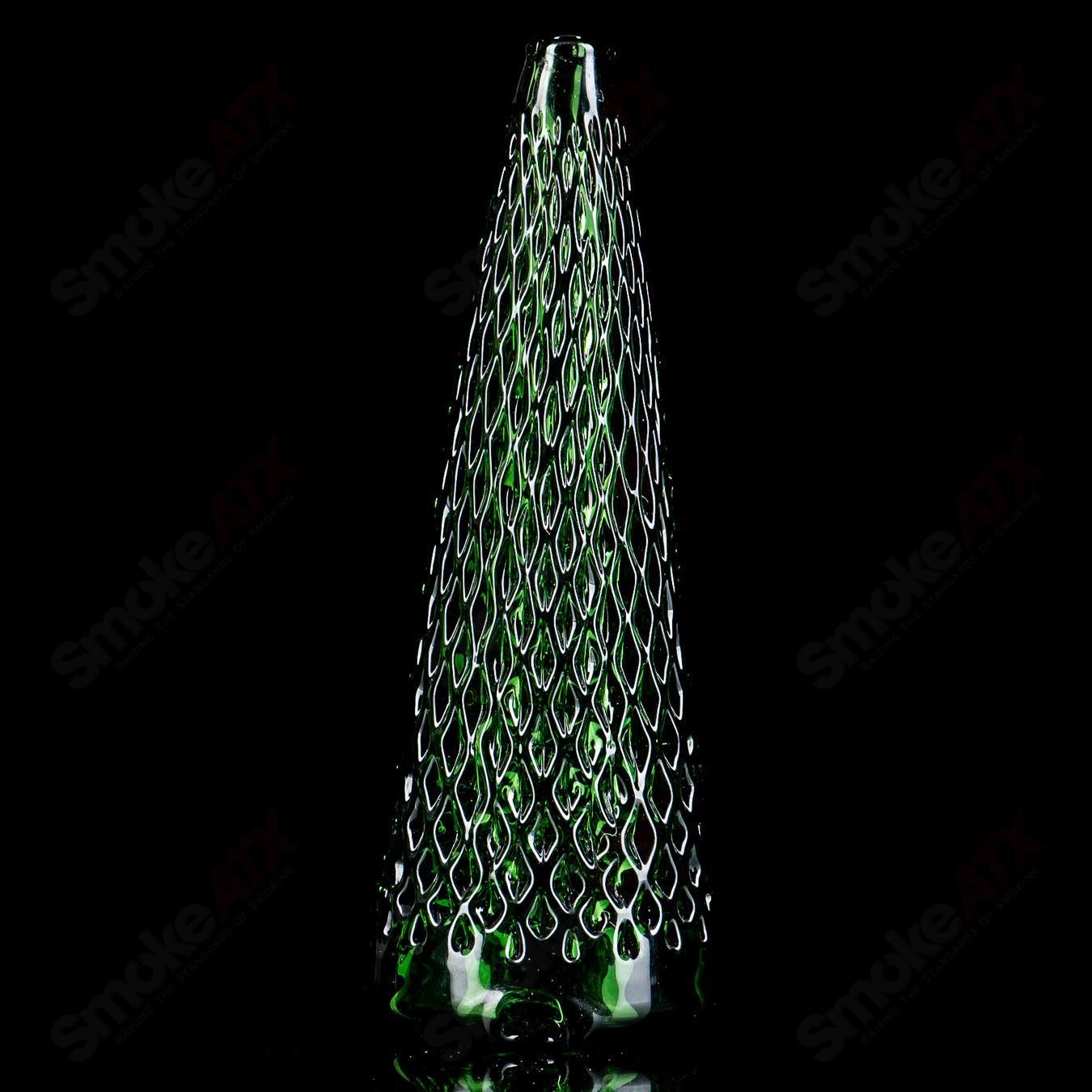 Cone Emerald Green Diamond Tech Dry Puffco Top James Lang - Smoke ATX