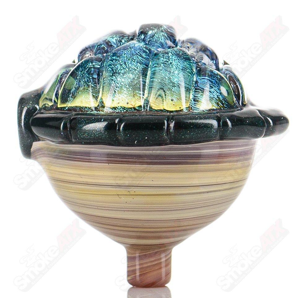 #2 Shell Bubble Cap Turtle Time Glass