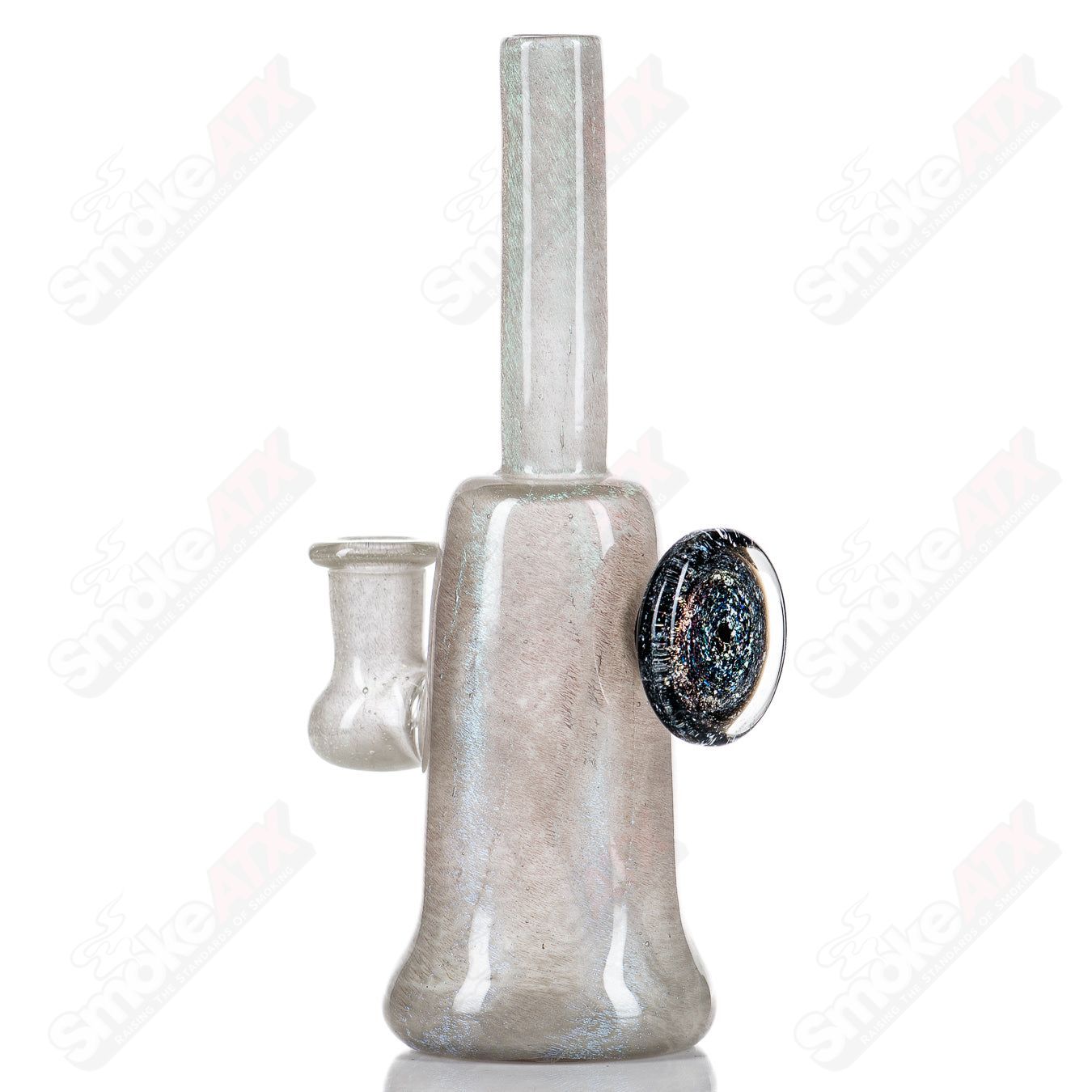 Dichro Bell Bottom Mini Rig - Stackz - Smoke ATX