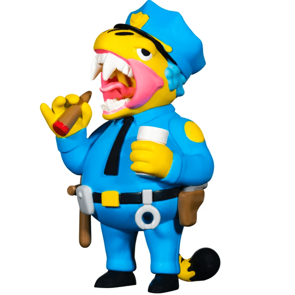 Elbo X GZ1 Wiggum Dino lifestyle figure by Whatever Forever, featuring a colorful dinosaur character in a playful pose.
