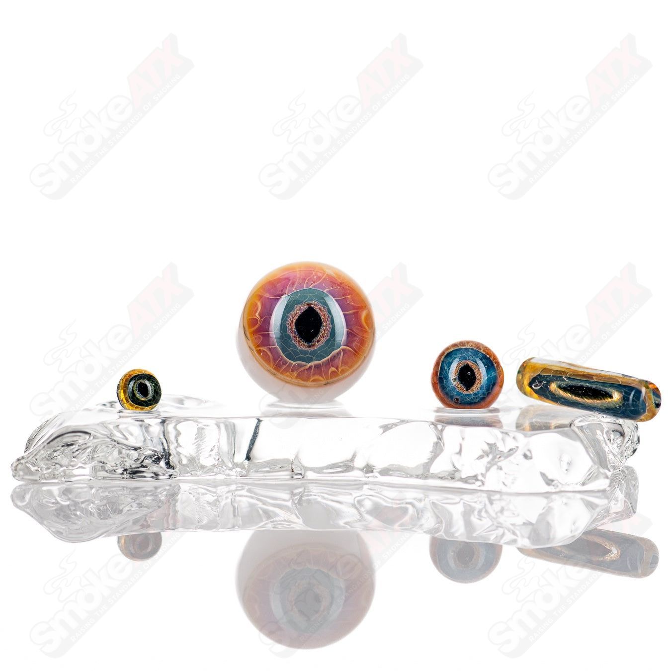 Eye Slurper Set Indo Glass - Smoke ATX