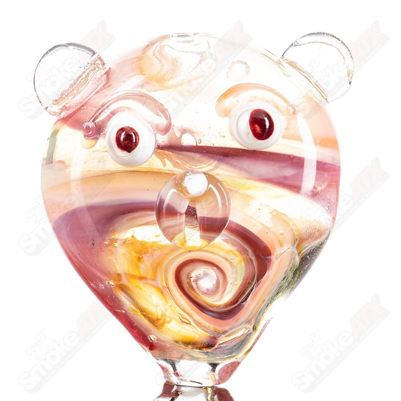 #2 Cat Head (Seastorm) Pipe Glass by Nobody - Smoke ATX