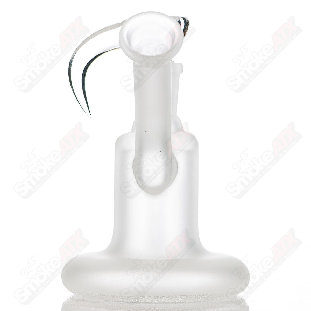 Frosted Econoline Sovereignty Glass waterpipe by Sovereignty Glass, featuring a frosted finish and intricate heady glass design.