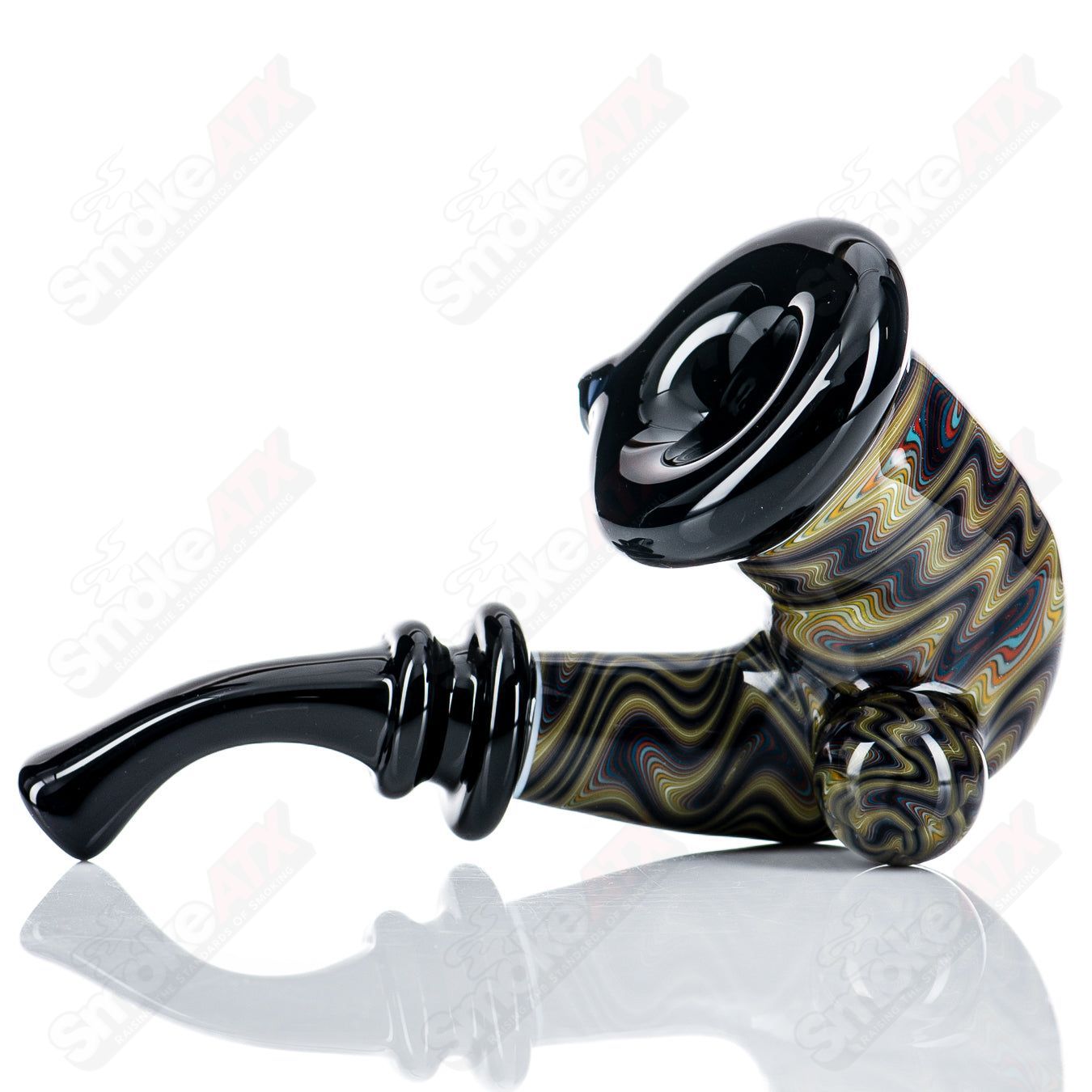 Full - Color Wig Wag Sherlock Collab by Mitchell Glass (Prep) & JMass Glass - Smoke ATX