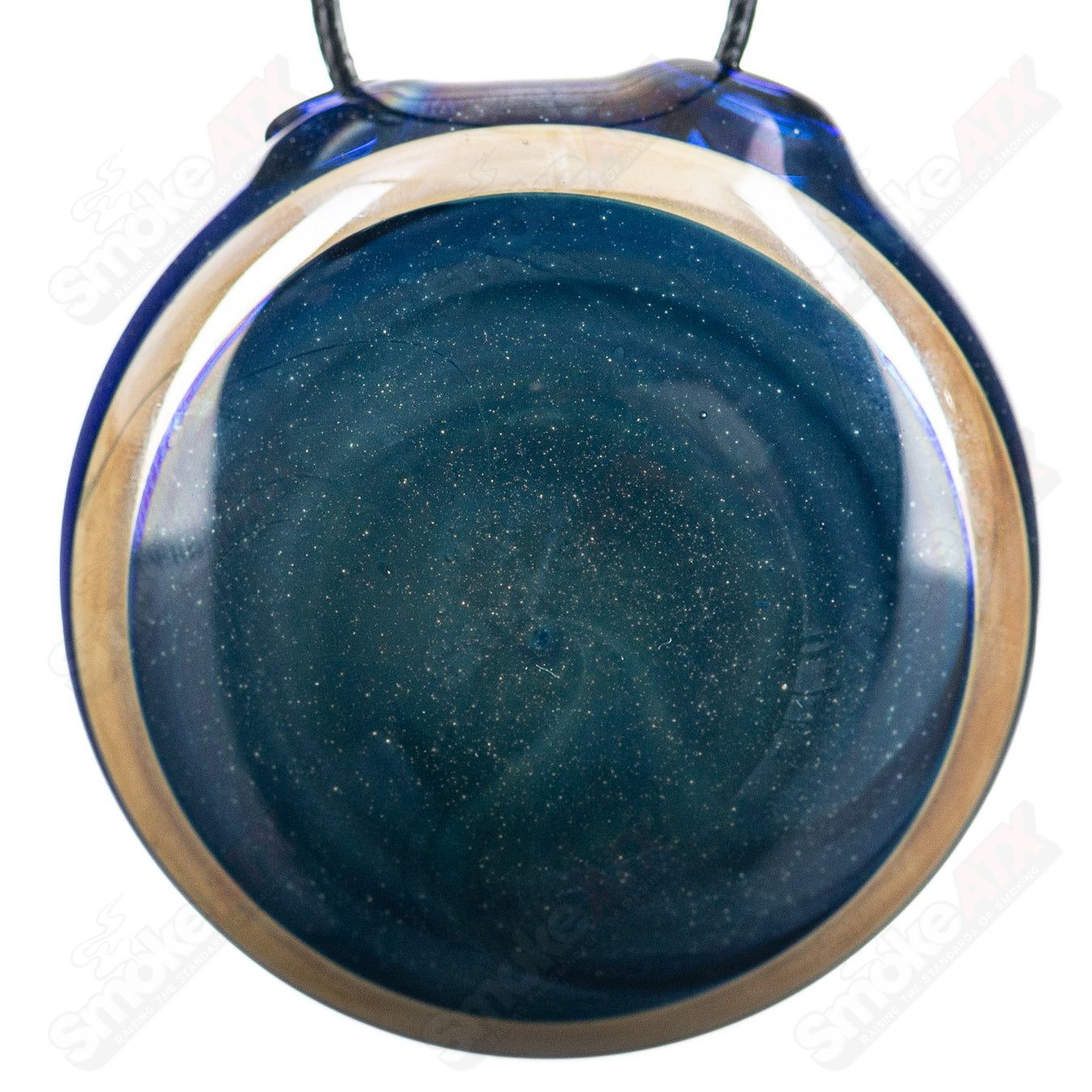 Fume Eclipse pendant made of Tagle Glass, showcasing a sleek, smoked glass design with a smooth, rounded shape.