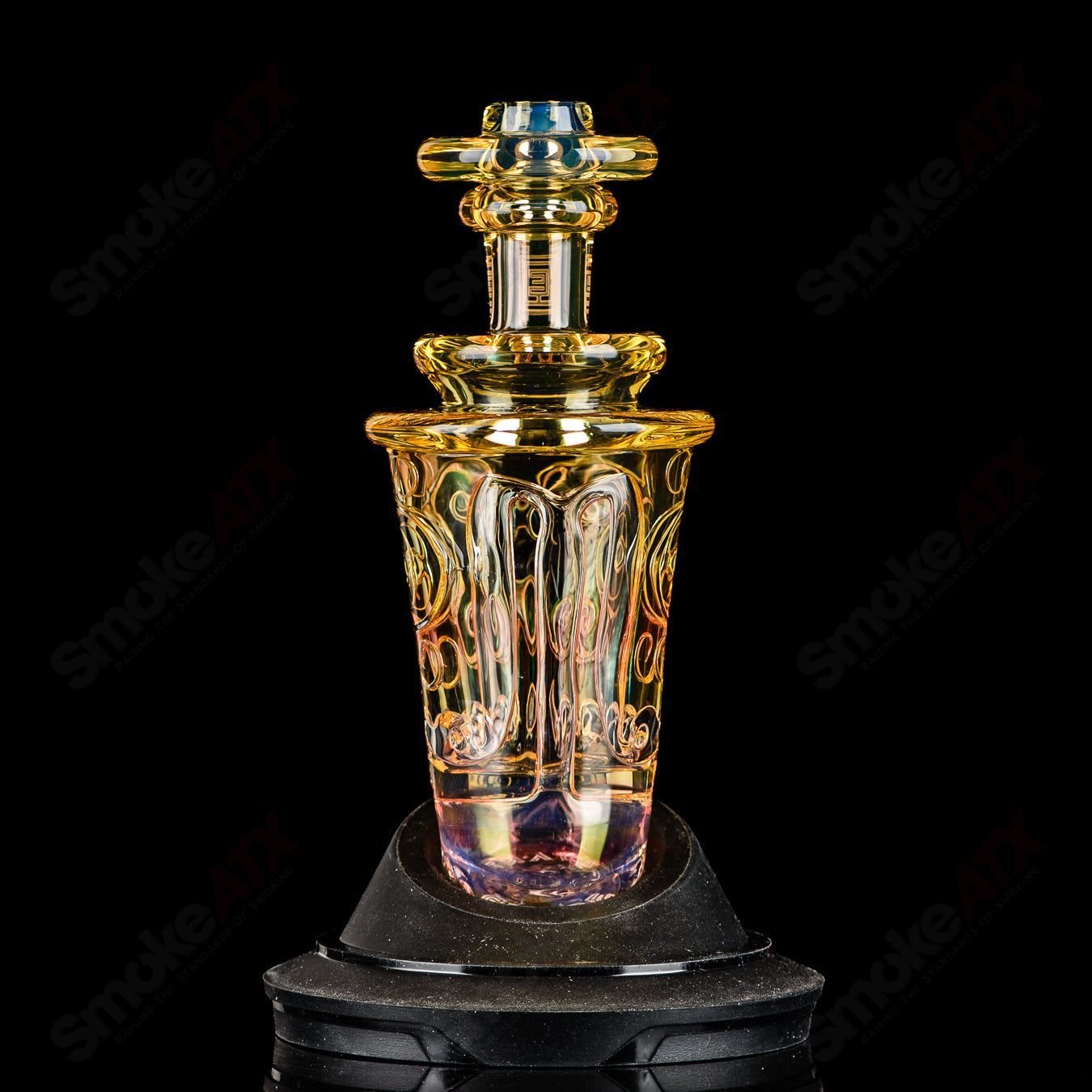 Fumed Reverse (Style B No.4) Peak Pro Top Avant Garde Glass - Smoke ATX