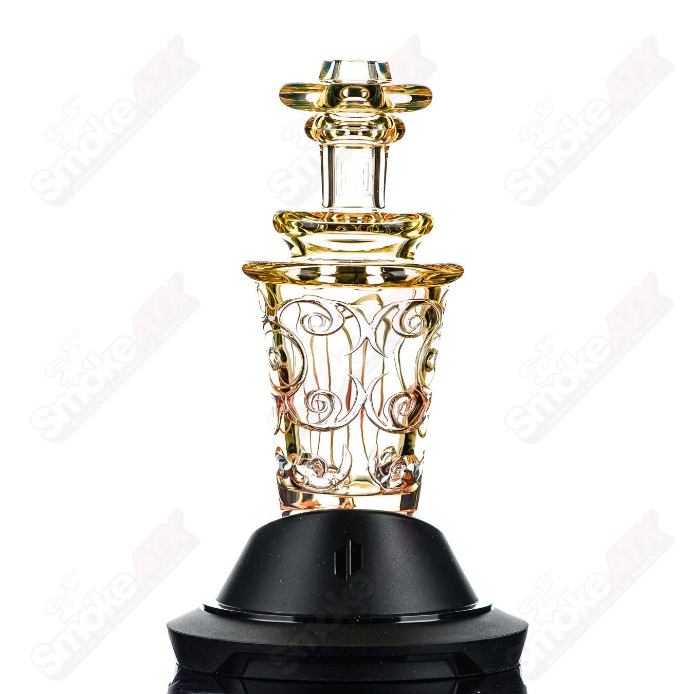 Fumed Reverse (Style B No.4) Peak Pro Top Avant Garde Glass - Smoke ATX