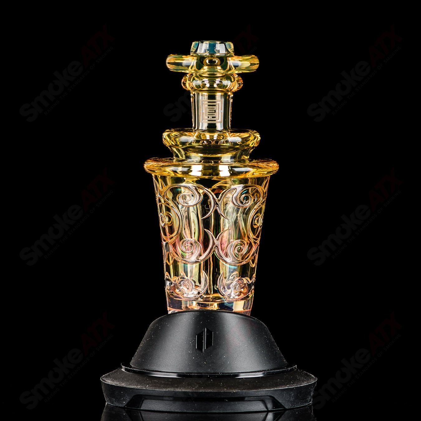 Fumed Reverse (Style B No.4) Peak Pro Top Avant Garde Glass - Smoke ATX