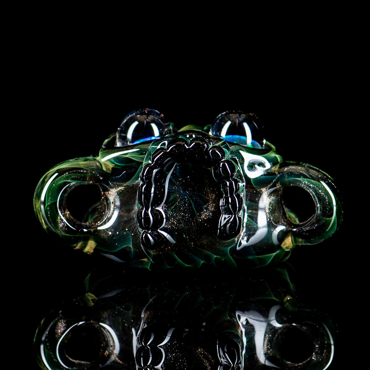 Akm Heady Glass Pendant featuring intricate signed design from the AKM X F-Time collection, displayed on a neutral background.