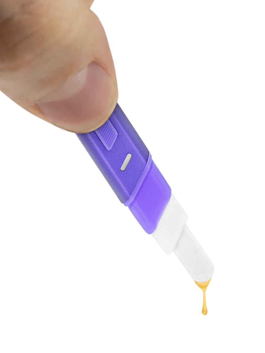 Gemstoned Blurple Hot Knife Loading Tool Puffco - Smoke ATX