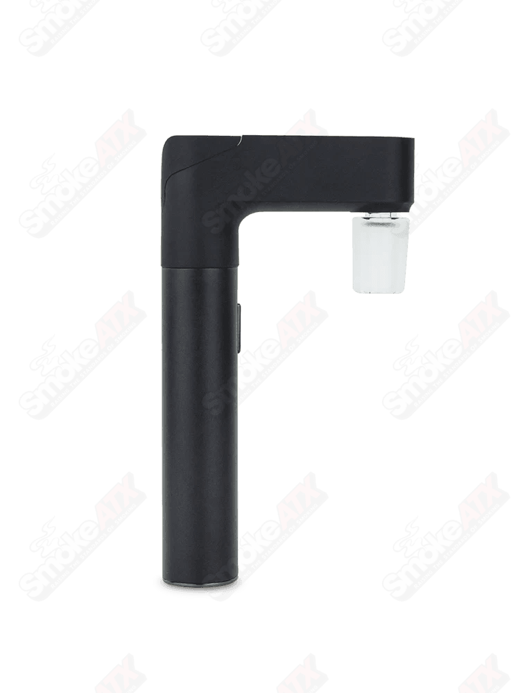 Puffco Glass Adapter with 3D Chamber Pivot for handheld concentrate vaporizers, featuring a clear glass design and pivot mechanism.