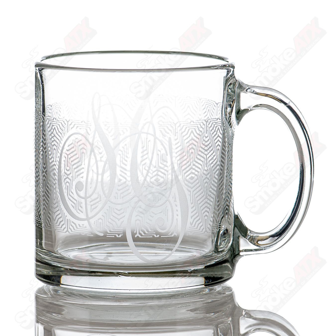 Glass Coffee Mug (Mech Pattern) Sovereignty - Smoke ATX