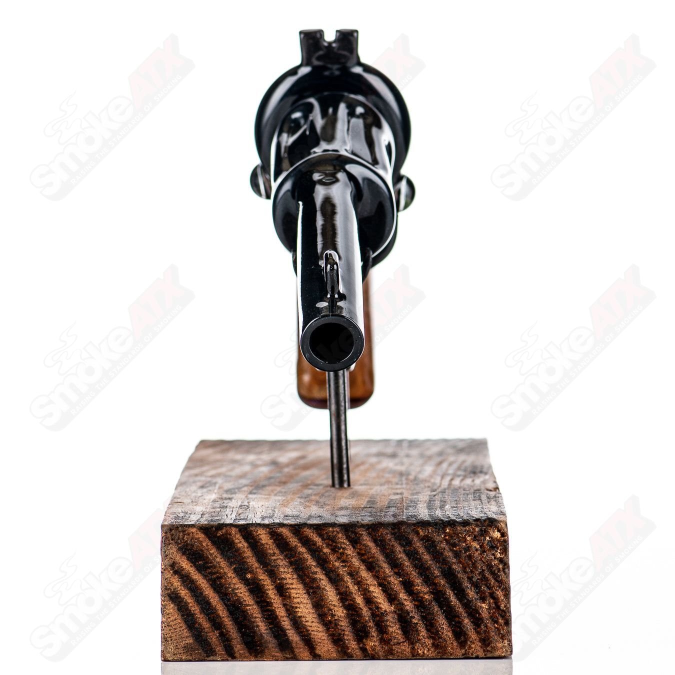 Glass Revolver (Signed 2017) by AKM - Smoke ATX