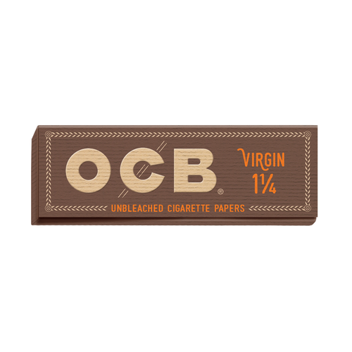 OCB Virgin Slims 1 1/4 rolling papers from 420 Products, featuring natural, thin paper for smooth rolling.