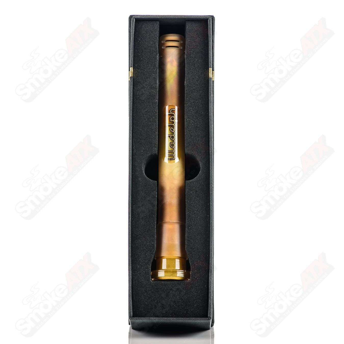 Illadelph Hura Coil Downstem (Frosted Golden Orange w/ Gold Label) - Smoke ATX