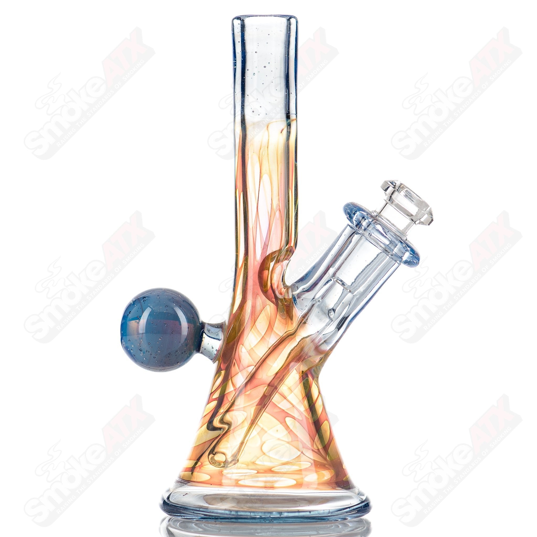 Fumed Rig King Leo Glass