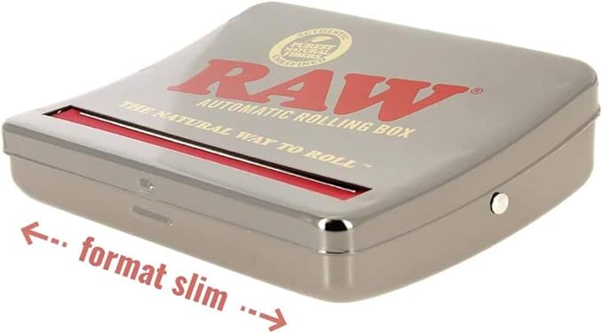 110mm Metal Rolling Box RAW - Smoke ATX