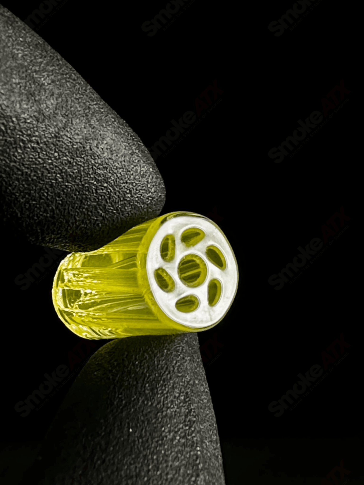 Glass joint tip by Kovacs Glass, designed for rolling tips, part of the 420 products collection, showcasing clear glass construction.