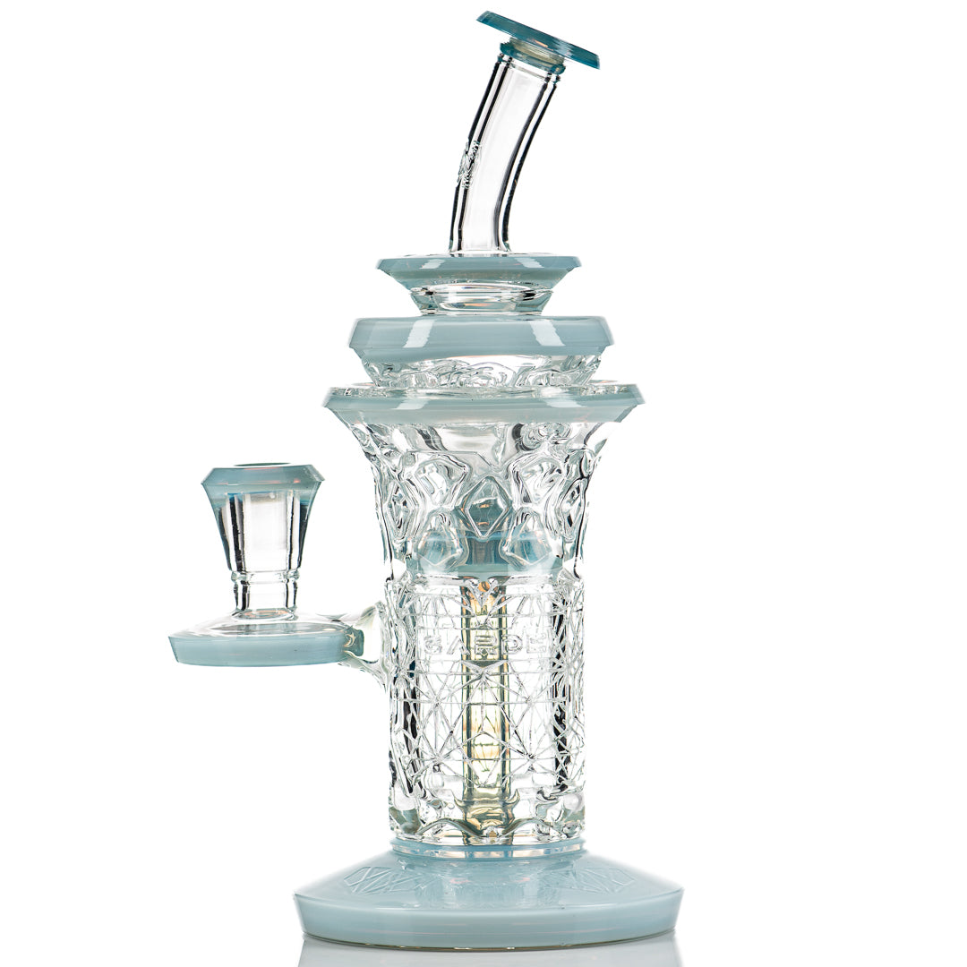 Full accent outside incycler 2.0 by Avant-Garde, a Heady Glass incycler with detailed design and vibrant glasswork.
