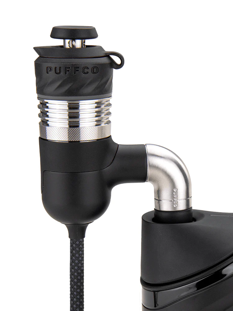 Puffco Peak Pro Link E-Rig accessory with sleek design, used for enhancing vapor experience with Puffco Peak Pro device.