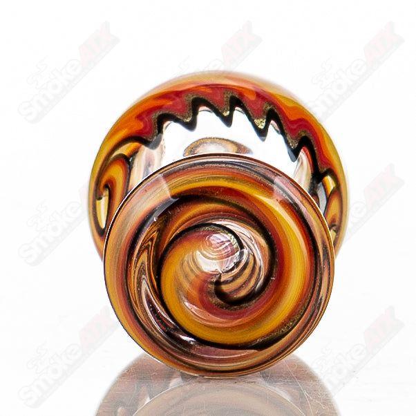 Kick Back Dewars Dumper Recycler by The Glass Carpenter, a colorful heady glass recycler with intricate glasswork and vibrant details.