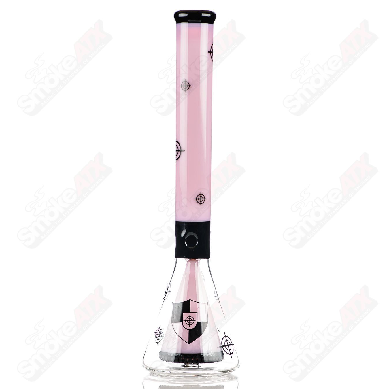 Killadelph - Milky Pink Scoped Collins Beaker - Smoke ATX
